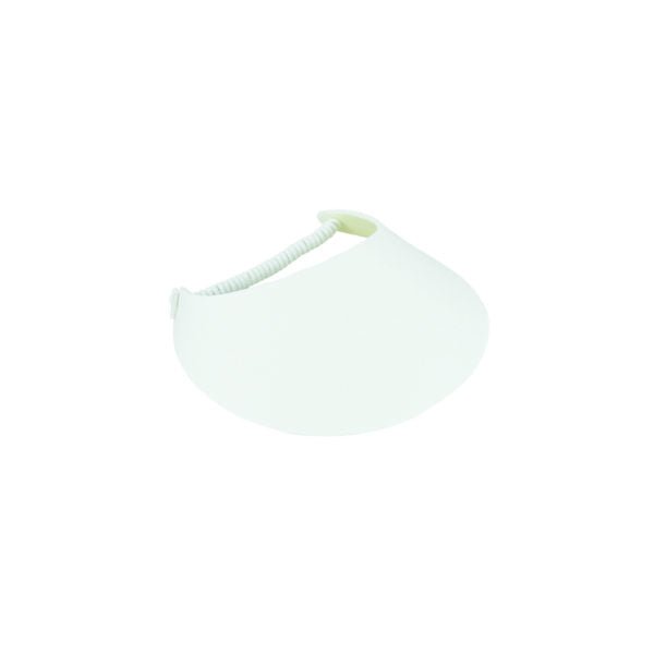Hope Foam Visor – Lightweight Plain Cotton Foam Sun Visor with Elastic Back - Urban Caps