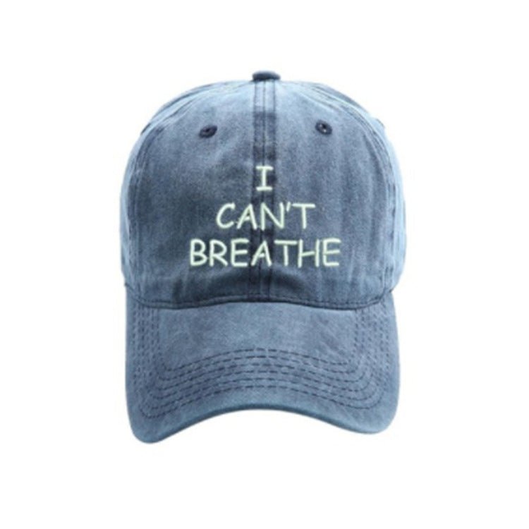 I can't breathe embroidered baseball caps - Urban Caps