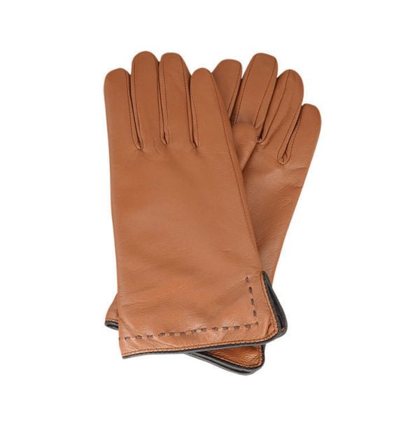Idaho Sheepskin Leather Gloves – Contrast Stitch Trim, Winter Insulated - Urban Caps