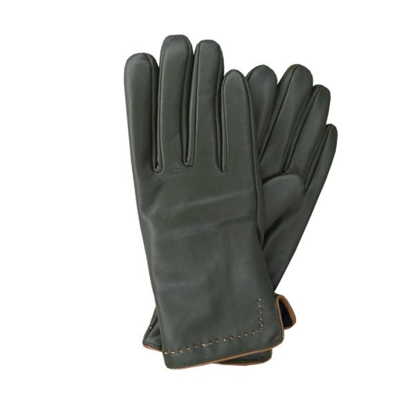 Idaho Sheepskin Leather Gloves – Contrast Stitch Trim, Winter Insulated - Urban Caps