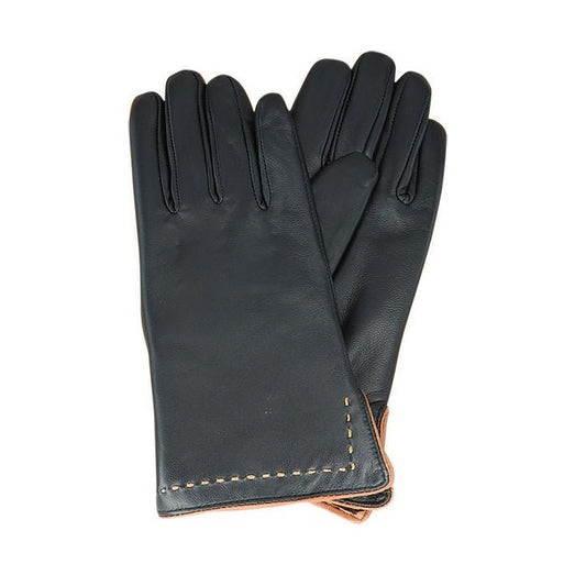 Idaho Sheepskin Leather Gloves – Contrast Stitch Trim, Winter Insulated - Urban Caps