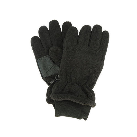 Jimmy Polar Fleece Gloves with Ribbed Cuff and Thinsulate Lining - Urban Caps