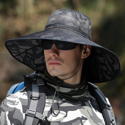 K51 UV Protection Fisherman Hat – Camouflage Summer Outdoor Cap - Urban Caps