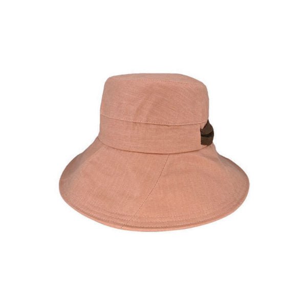 Kallista Women’s Hemp Sun Hat with Contrast Tie and Wide Brim – UPF50+ Protection - Urban Caps
