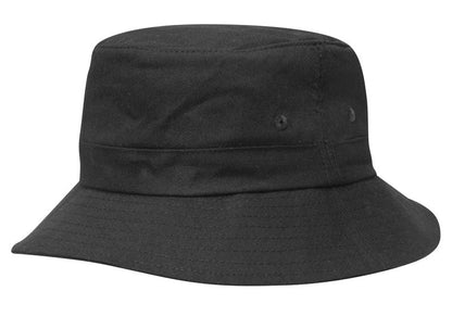 Kids Bucket Hat with Adjustable Toggle – Cotton Twill, Fits 51 - 54cm - Urban Caps