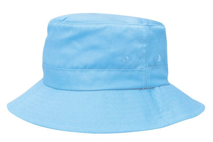 Kids Bucket Hat with Adjustable Toggle – Cotton Twill, Fits 51 - 54cm - Urban Caps