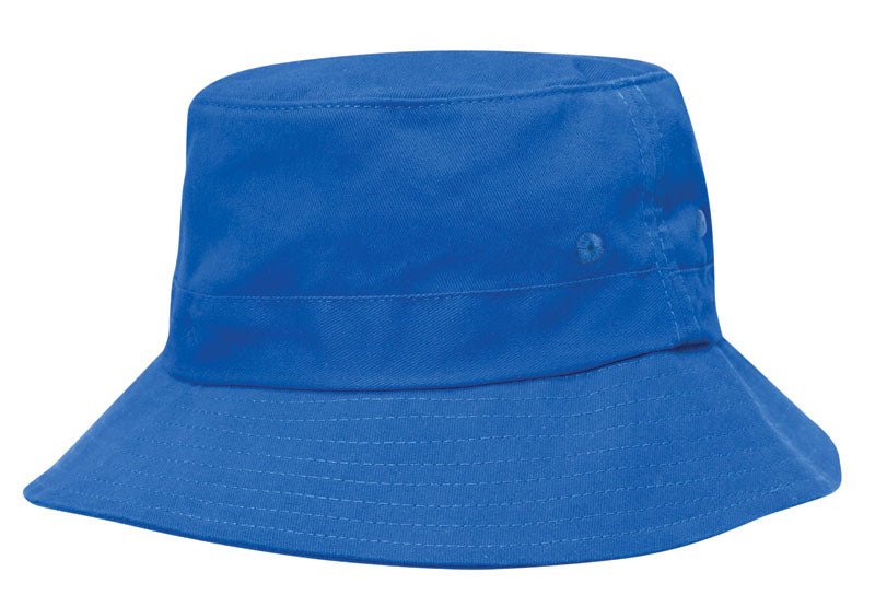 Kids Bucket Hat with Adjustable Toggle – Cotton Twill, Fits 51 - 54cm - Urban Caps