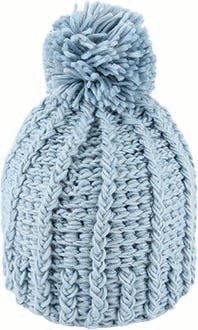 Kid's Chunky Acrylic Crochet Beanie with Pom - Pom – Soft Knit Winter Hat - Urban Caps