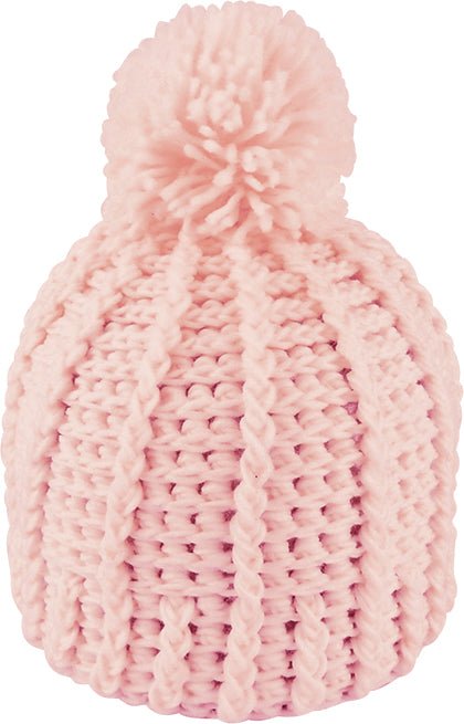Kid's Chunky Acrylic Crochet Beanie with Pom - Pom – Soft Knit Winter Hat - Urban Caps