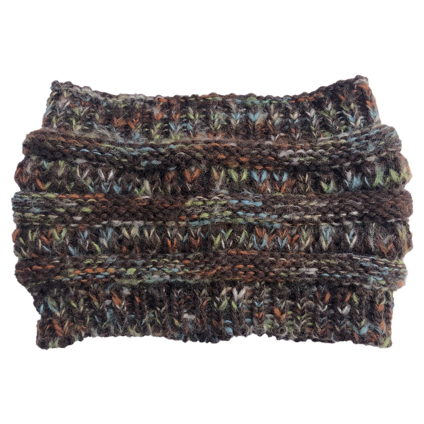Knitted ponytail wool headband - Urban Caps
