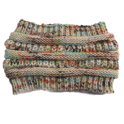 Knitted ponytail wool headband - Urban Caps