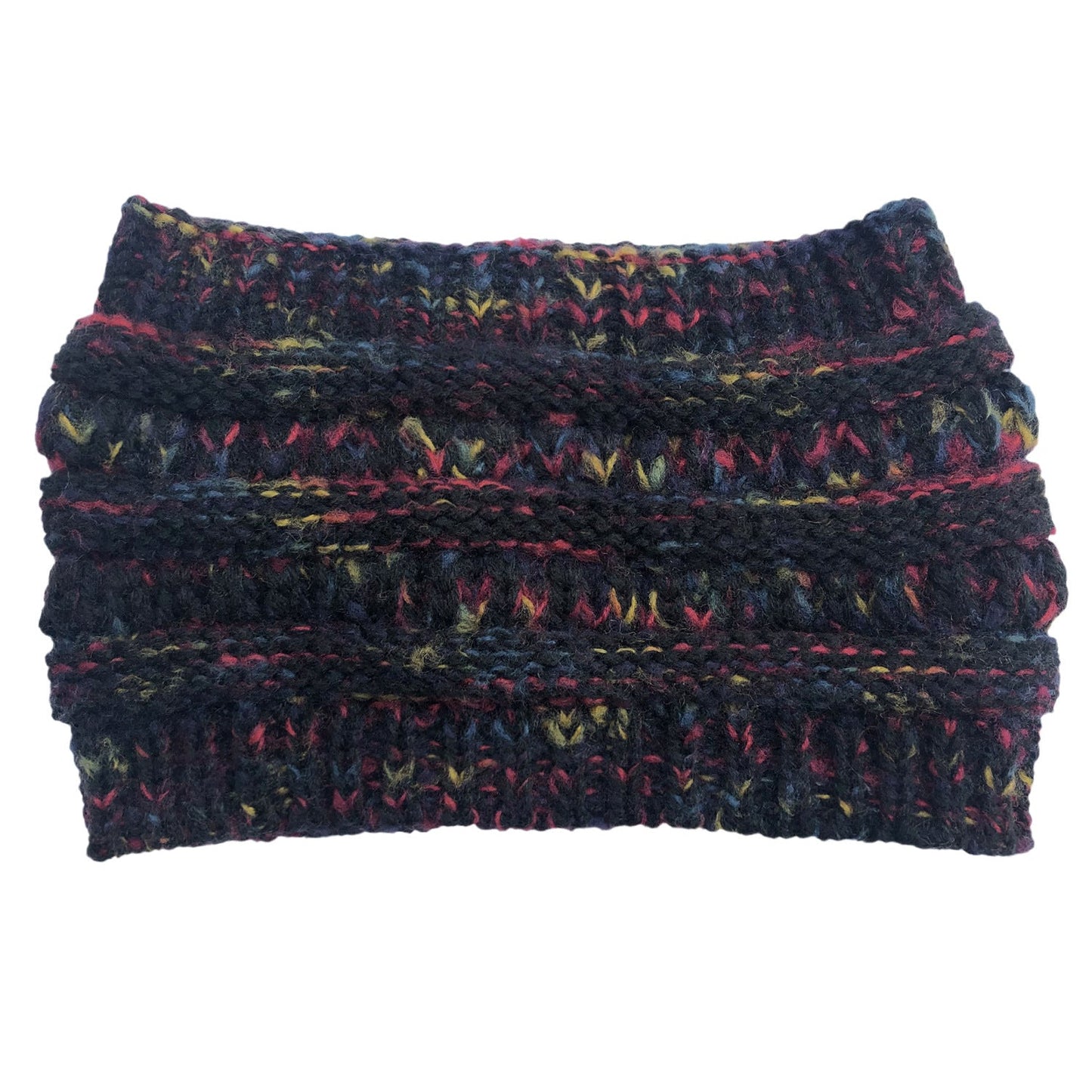 Knitted ponytail wool headband - Urban Caps
