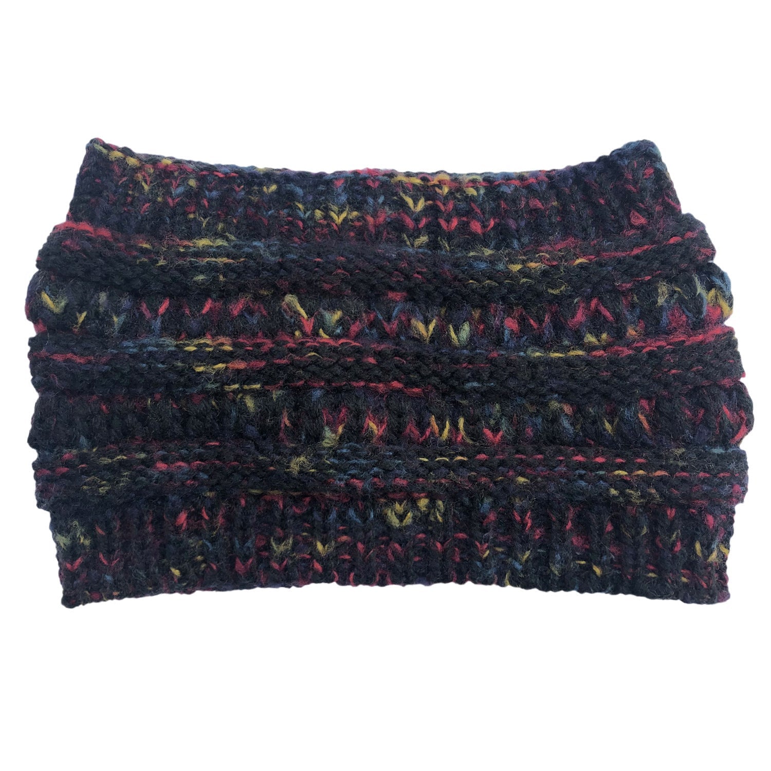 Knitted ponytail wool headband - Urban Caps