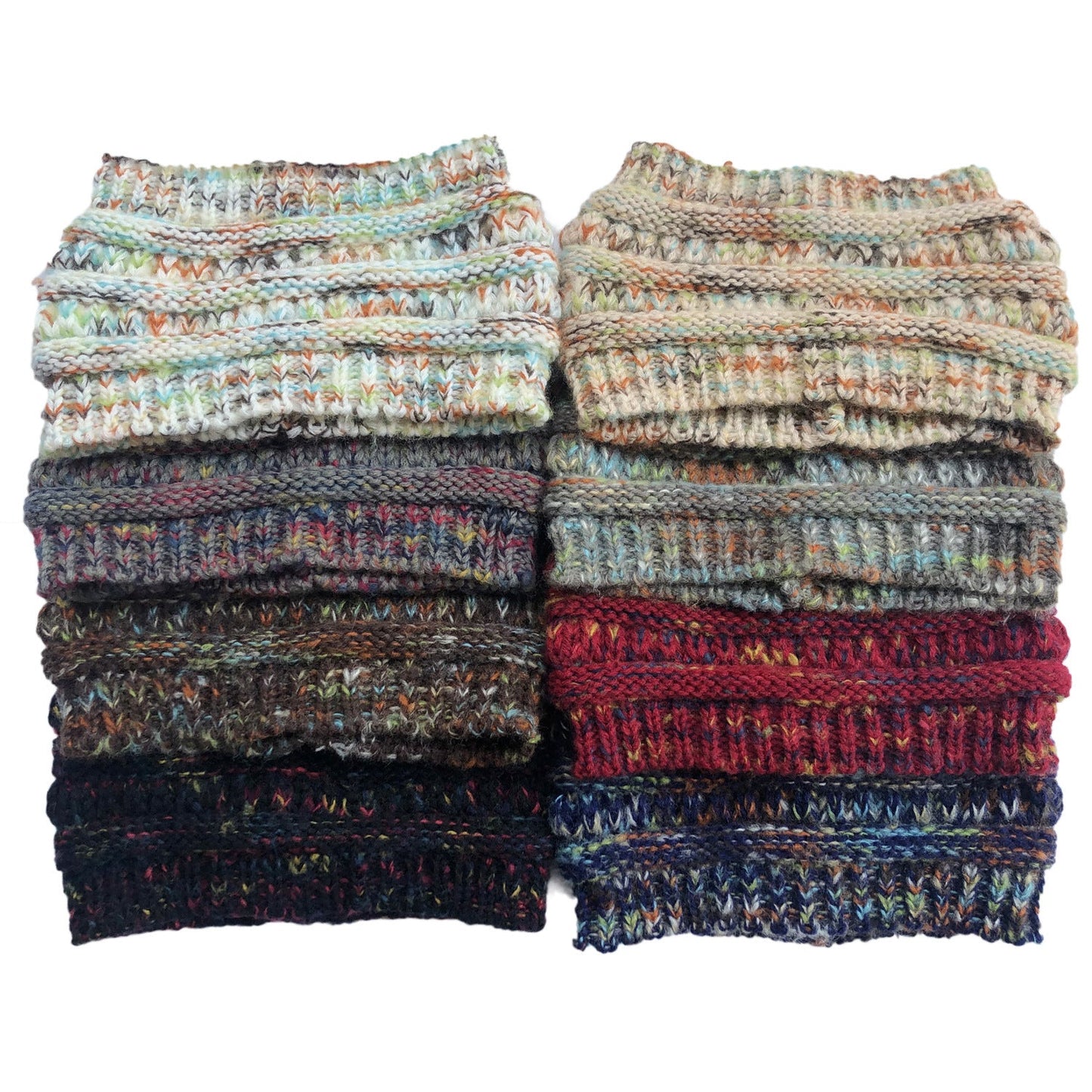 Knitted ponytail wool headband - Urban Caps