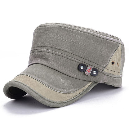 Korean Fashion Men's And Women's Flat - top Cap Stitching Retro Sun Hat Spring New Hat Manufacturer - Urban Caps