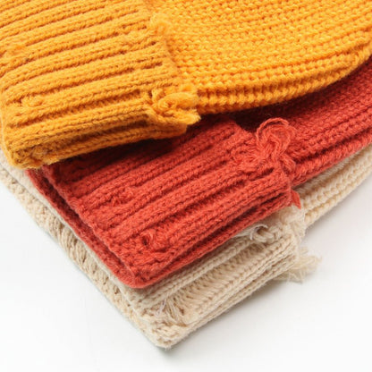 Korean Style All - match Female Cute Pullover Hat Knitted Hat - Urban Caps