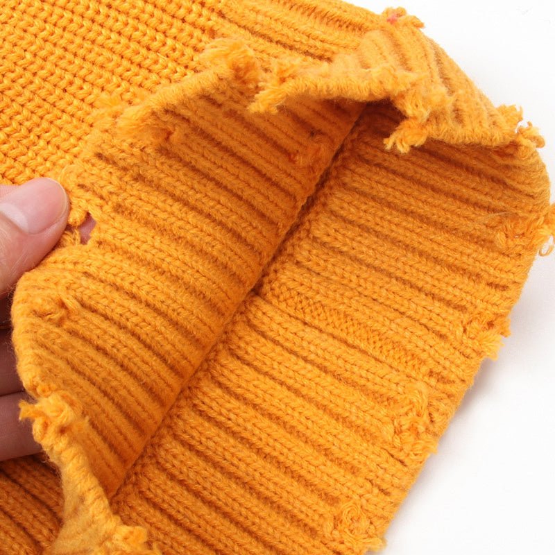 Korean Style All - match Female Cute Pullover Hat Knitted Hat - Urban Caps