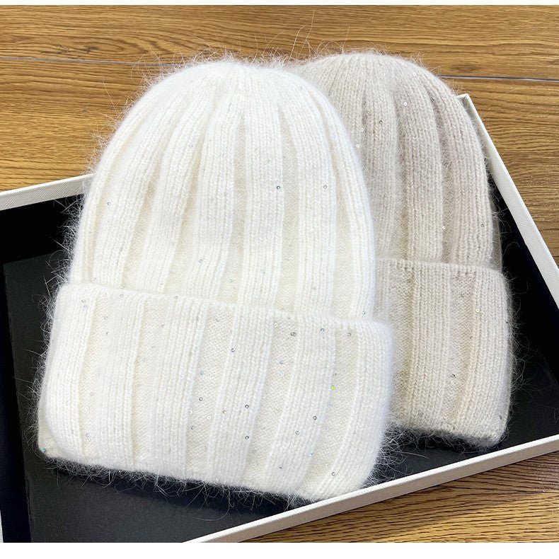 Korean - Style Melon Beanie – Minimalist Wool Knit Hat with Rounded Fit - Urban Caps