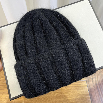 Korean - Style Melon Beanie – Minimalist Wool Knit Hat with Rounded Fit - Urban Caps