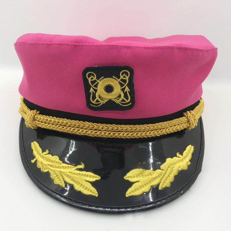 Korean version of retro men and women Navy blue navy cap - Urban Caps