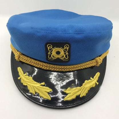 Korean version of retro men and women Navy blue navy cap - Urban Caps