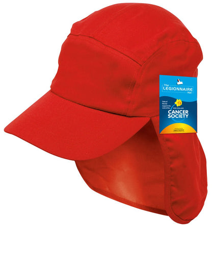 Legionnaire Cap with UPF 50+ UV Protection – Adjustable, Complies with NZ AS/NZS 4399 - Urban Caps