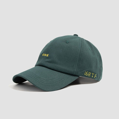 Letter Embroidered Baseball Cap - Urban Caps