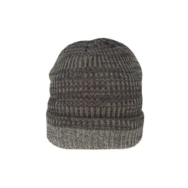 Levi Rib Knit Acrylic Beanie with Contrast Cuff and Thinsulate Lining - Urban Caps