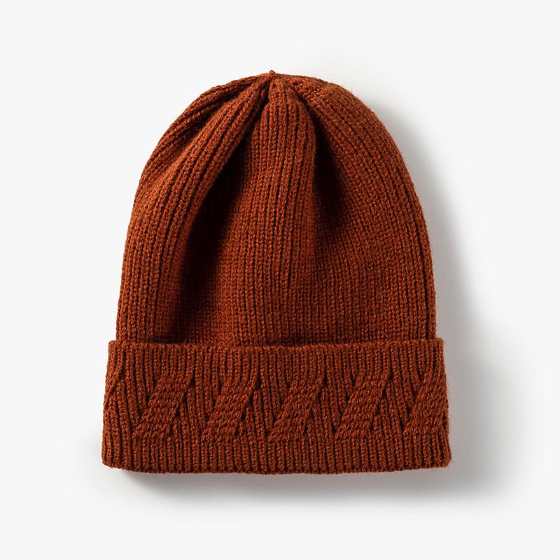 Lightweight Flanged Knit Beanie – Custom Fashion Wool Hat for Everyday Wear - Urban Caps
