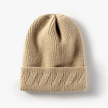 Lightweight Flanged Knit Beanie – Custom Fashion Wool Hat for Everyday Wear - Urban Caps