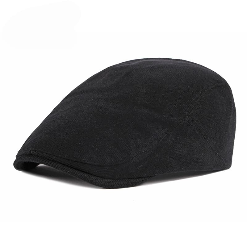 Lincoln Corduroy Cotton Flat Cap - Corduroy Cotton Flat Cap With Timeless Classic Style