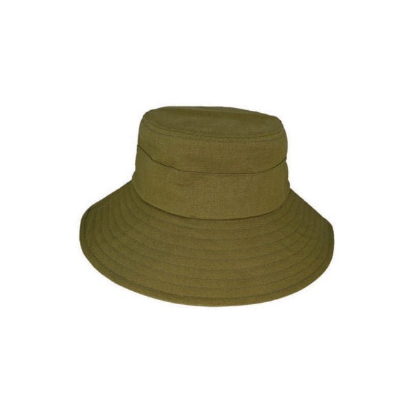 Linley Linen Blend Ponytail Hat with UPF 50+ Sun Protection and Adjustable Fit - Urban Caps