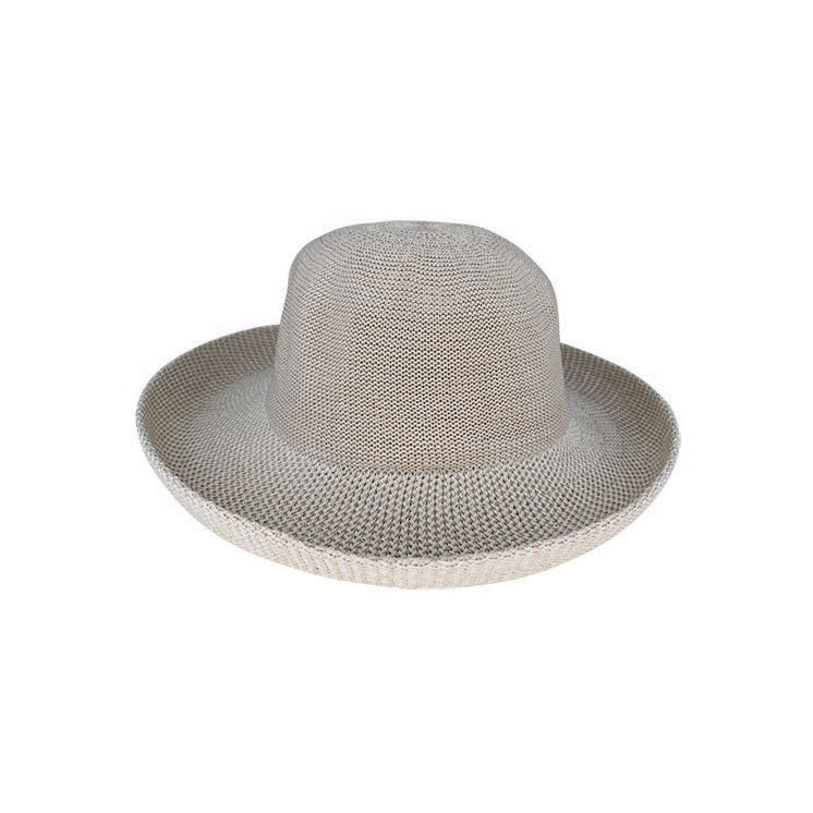 Linton – Crushable Polyester Knit Breton Hat with Upturn Brim and Adjustable Fit - Urban Caps