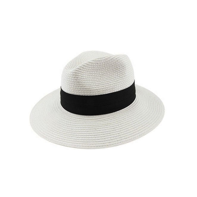 Lucca Paper Braid Safari Hat with Two - Pleat Band and UPF 50+ Protection - Urban Caps