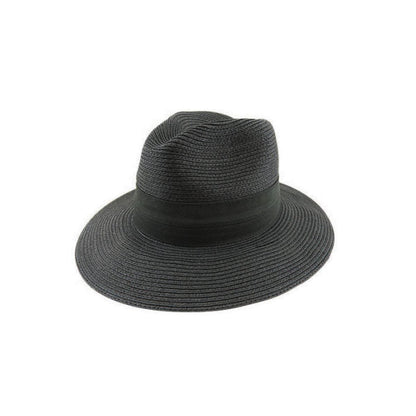 Lucca Paper Braid Safari Hat with Two - Pleat Band and UPF 50+ Protection - Urban Caps