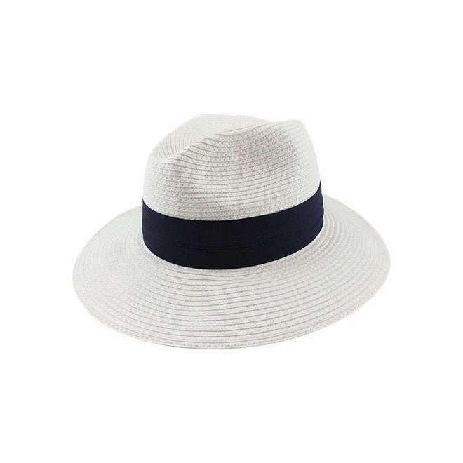 Lucca Paper Braid Safari Hat with Two - Pleat Band and UPF 50+ Protection - Urban Caps