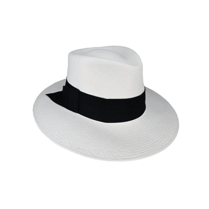 Maddison Ladies Cuenca Fedora Hat – Grade 3 Toquilla Straw with 8cm Brim - Urban Caps
