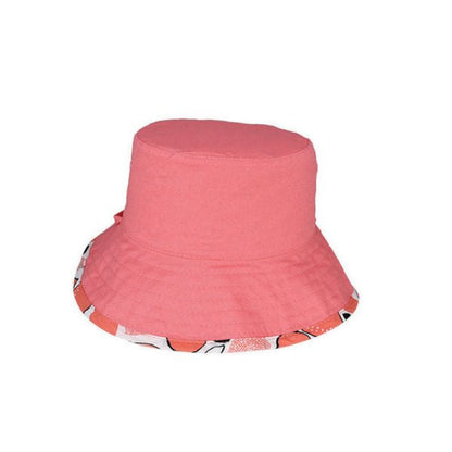 Marlo Kid’s Reversible Cotton Bucket Hat with Lemon Print and UPF50+ Sun Protection - Urban Caps