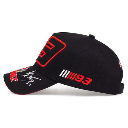 Marquez 93 Moto GP Baseball Cap – Racing Embroidered Hat