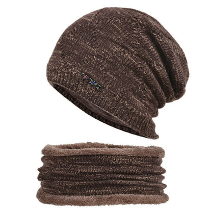 Men’s 2 - Piece Winter Biking Hat – Wool Knit Cap with Head & Ear Protection - Urban Caps