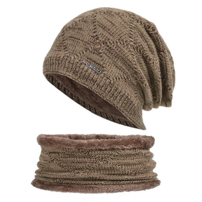 Men’s 2 - Piece Winter Biking Hat – Wool Knit Cap with Head & Ear Protection - Urban Caps