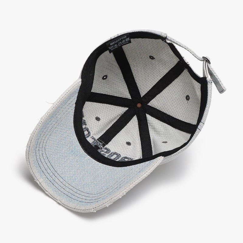 Men's 3D Embroidery Cap – Soft Peaked Outdoor Street Hat - Urban Caps