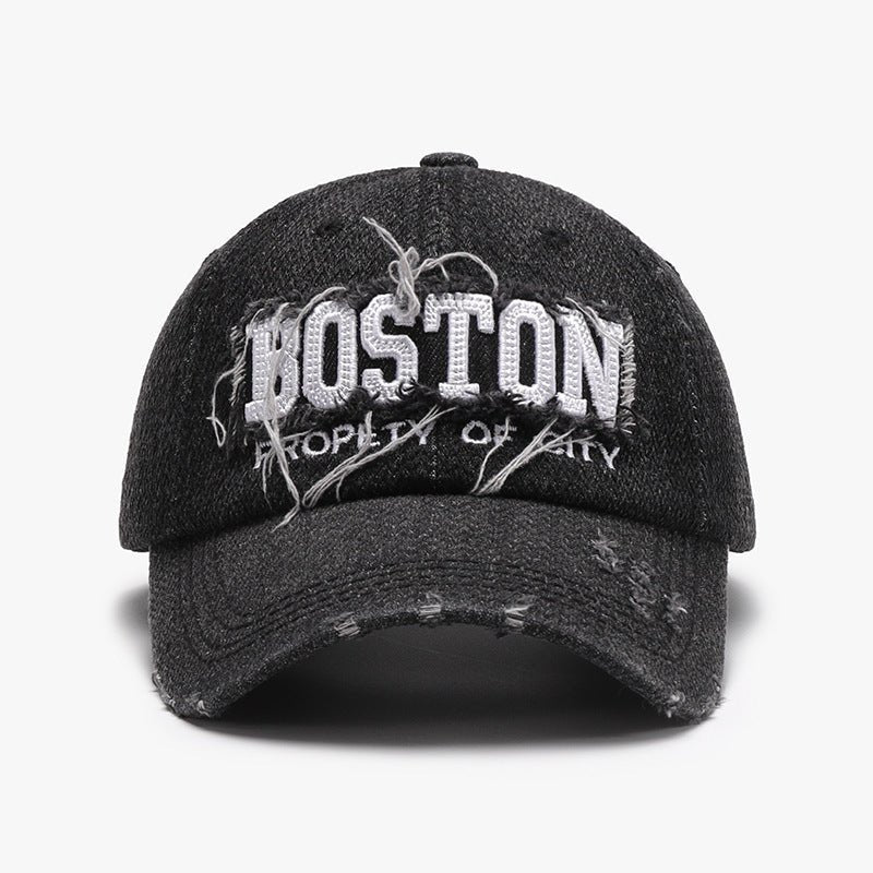 Men's 3D Embroidery Cap – Soft Peaked Outdoor Street Hat - Urban Caps