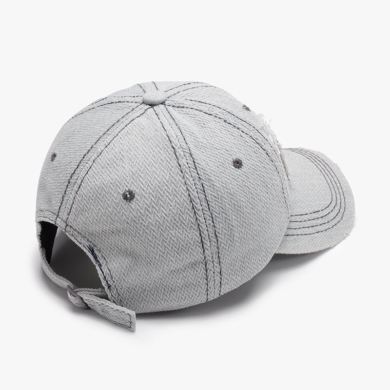Men's 3D Embroidery Cap – Soft Peaked Outdoor Street Hat - Urban Caps