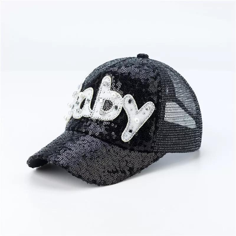 Men's And Women's Caps Men's Hats Sequins Sunscreen Baseball - Urban Caps