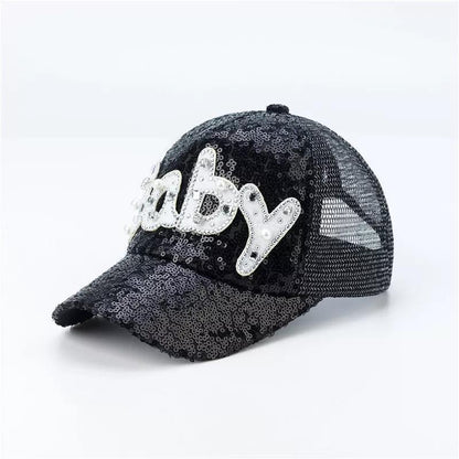 Men's And Women's Caps Men's Hats Sequins Sunscreen Baseball - Urban Caps
