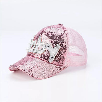 Men's And Women's Caps Men's Hats Sequins Sunscreen Baseball - Urban Caps