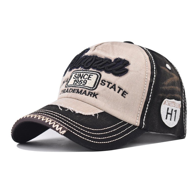 Men's And Women's Four Seasons Cowboy Hat Simple Sun - poof Peaked Cap - Urban Caps