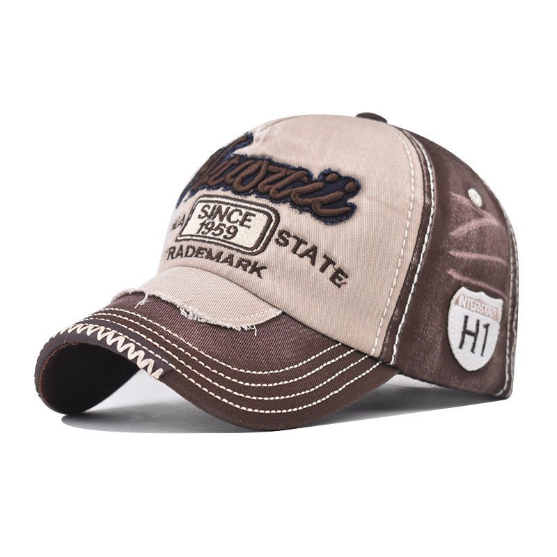 Men's And Women's Four Seasons Cowboy Hat Simple Sun - poof Peaked Cap - Urban Caps