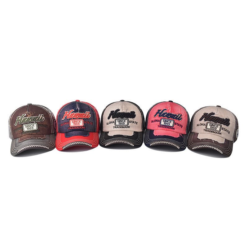 Men's And Women's Four Seasons Cowboy Hat Simple Sun - poof Peaked Cap - Urban Caps